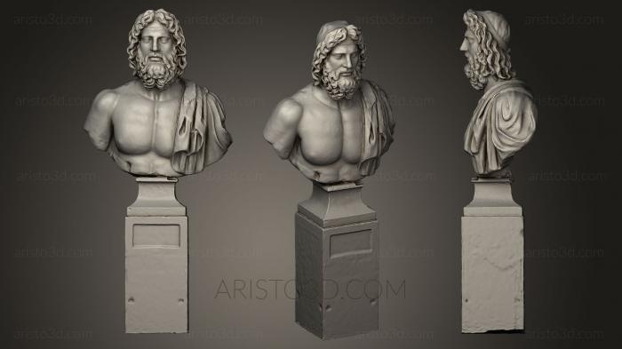 Busts and heads antique and historical (BUSTA_0277) 3D model for CNC machine